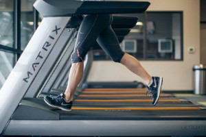 feet running on treadmill