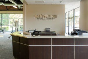ActiveEDGE physical therapy reception desk