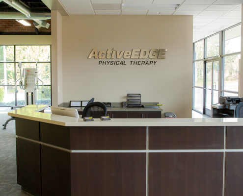 ActiveEDGE physical therapy reception desk